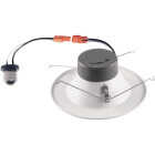 5 In./6 In. Retrofit IC Rated White LED CCT Tunable Downlight with Baffle Trim, 1100 Lm. Image 5