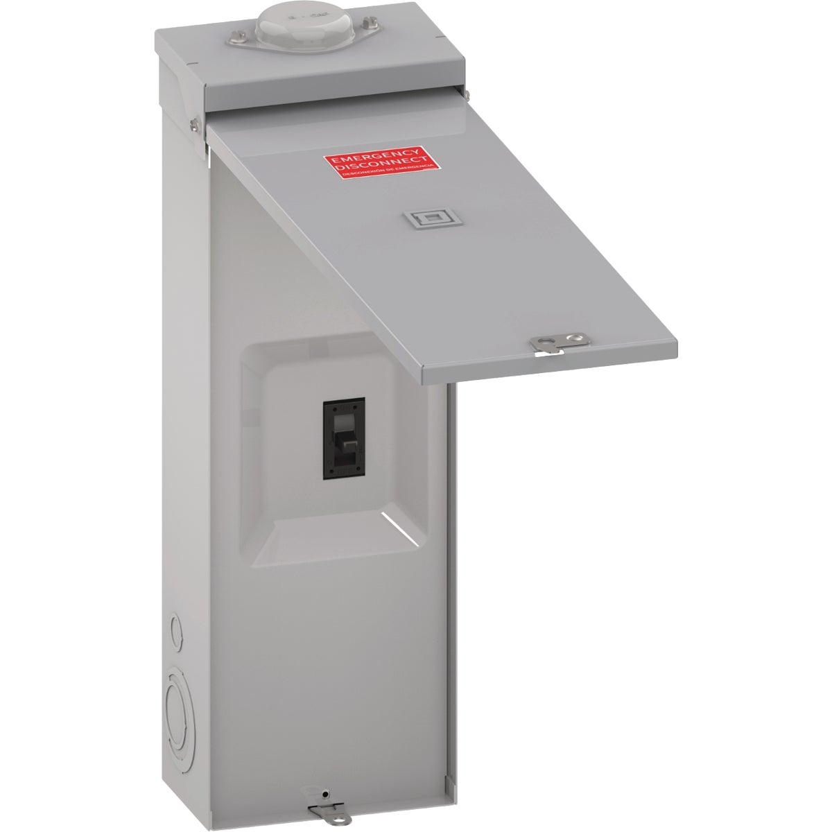 Square D QO 200A Double-Pole Standard Trip Outdoor Enclosed Raintight Main Breaker Disconnect Image 6