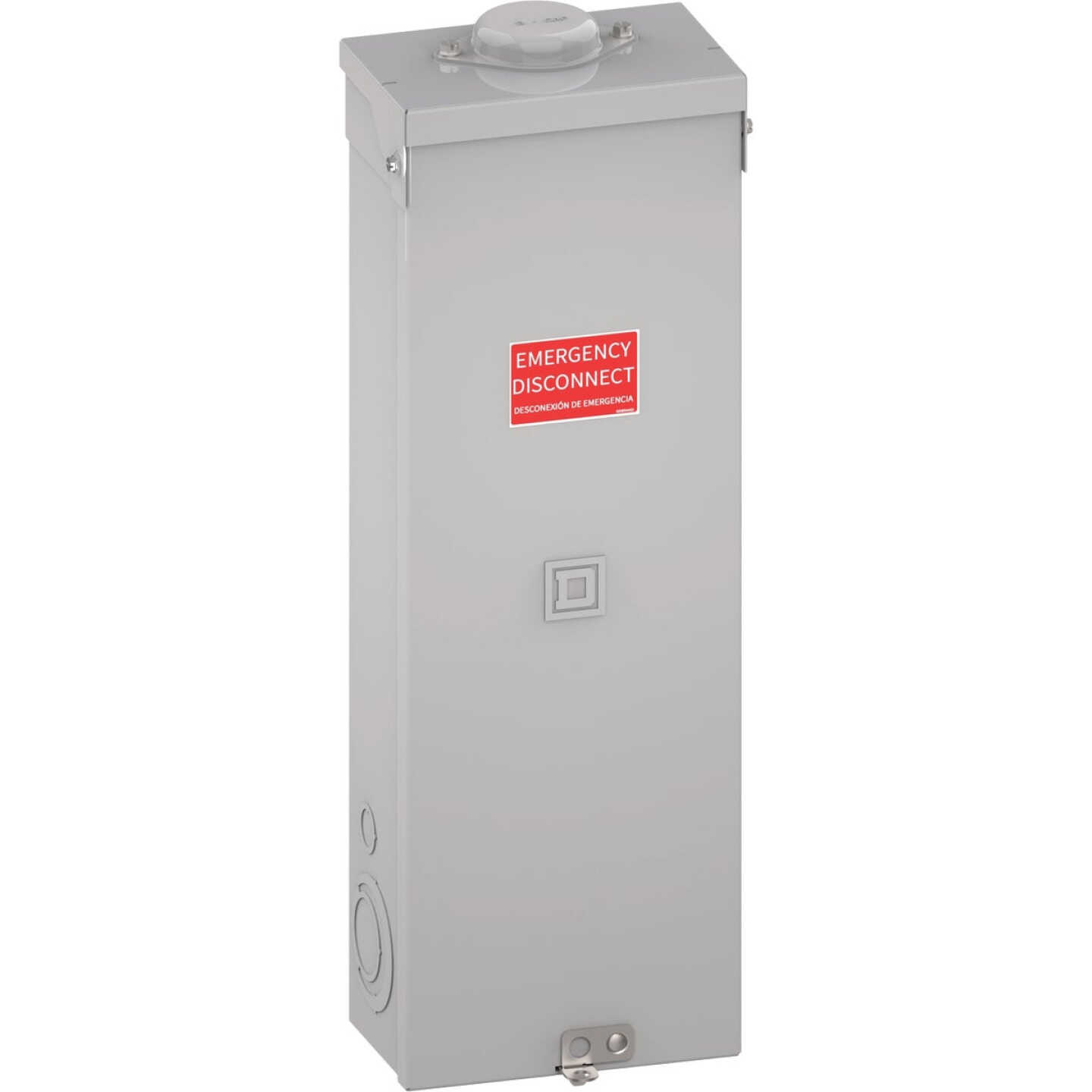 Square D QO 200A Double-Pole Standard Trip Outdoor Enclosed Raintight Main Breaker Disconnect Image 1