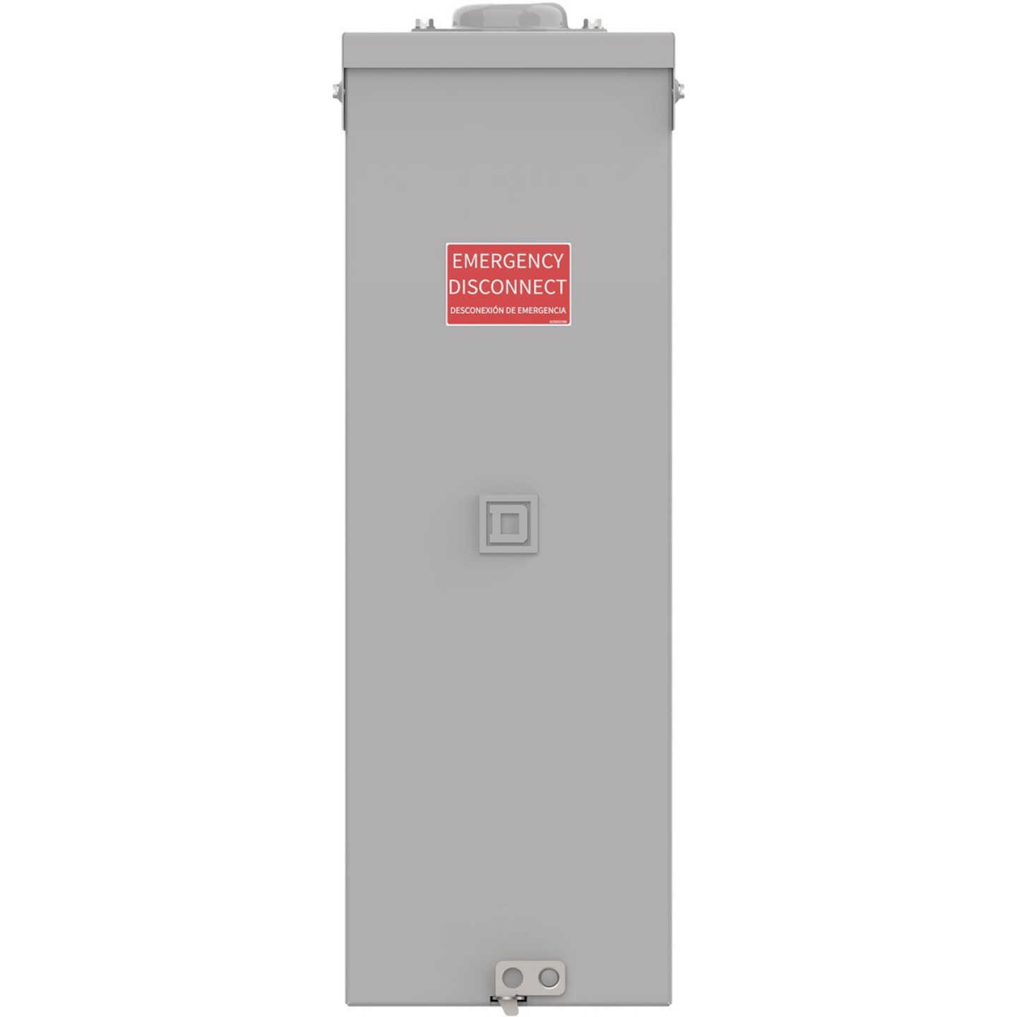 Square D QO 200A Double-Pole Standard Trip Outdoor Enclosed Raintight Main Breaker Disconnect Image 7