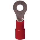 Gardner Bender 22 to 18 AWG #4 to #6 Stud Size Red Vinyl-Insulated Barrel Ring Terminal (10-Pack) Image 1