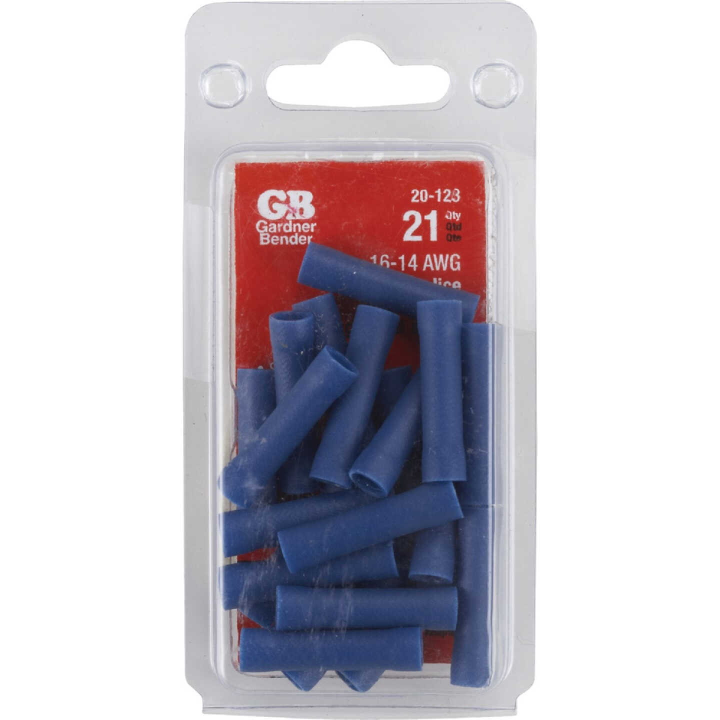 Gardner Bender 16 AWG to 14 AWG Blue Butt Splice (21-Pack) Image 1