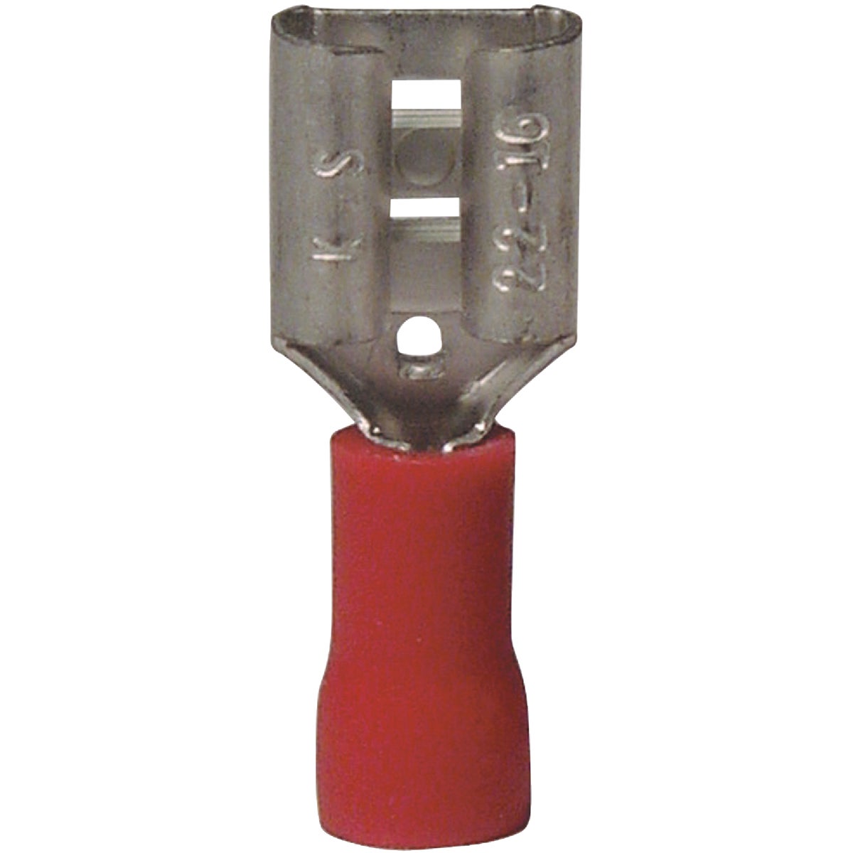 Gardner Bender 22 to 16 AWG Female Red Vinyl-Insulated Barrel Disconnect (21-Pack) Image 2