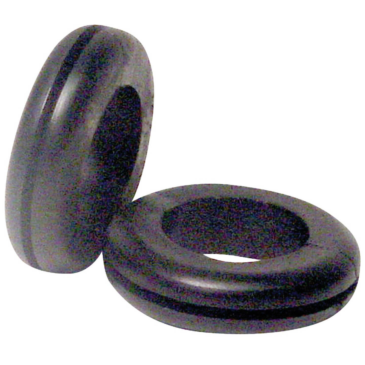 Gardner Bender 1/4 In. Flexible Black Vinyl Wire Insulation or Cording Grommet (6-Pack) Image 1