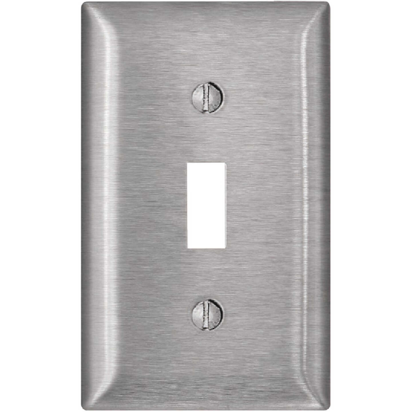 Leviton 1-Gang Stainless Steel Toggle Magnetic C-Series Switch Wall Plate Image 1