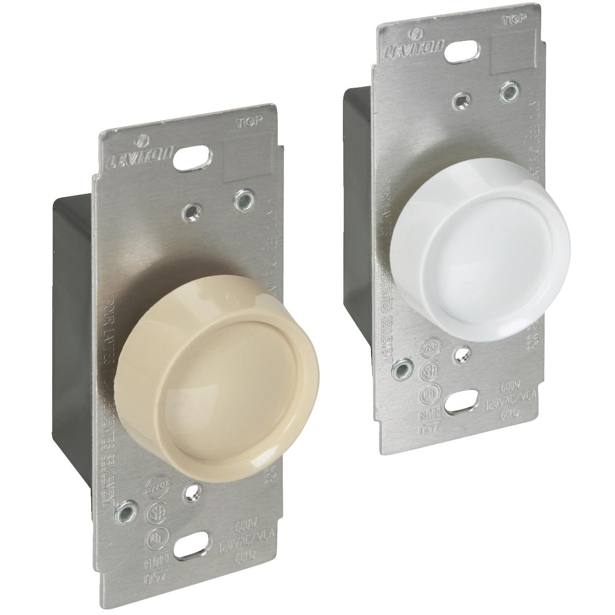 WHITE/IVORY PUSH DIMMER