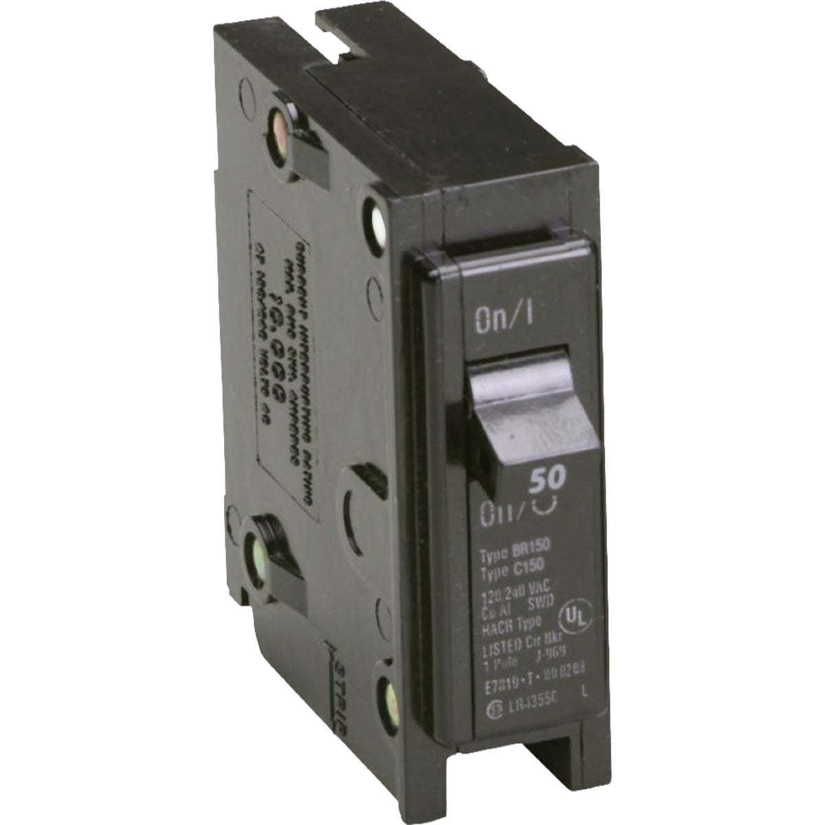 Eaton 50A Single Pole Interchangeable Circuit Breaker
