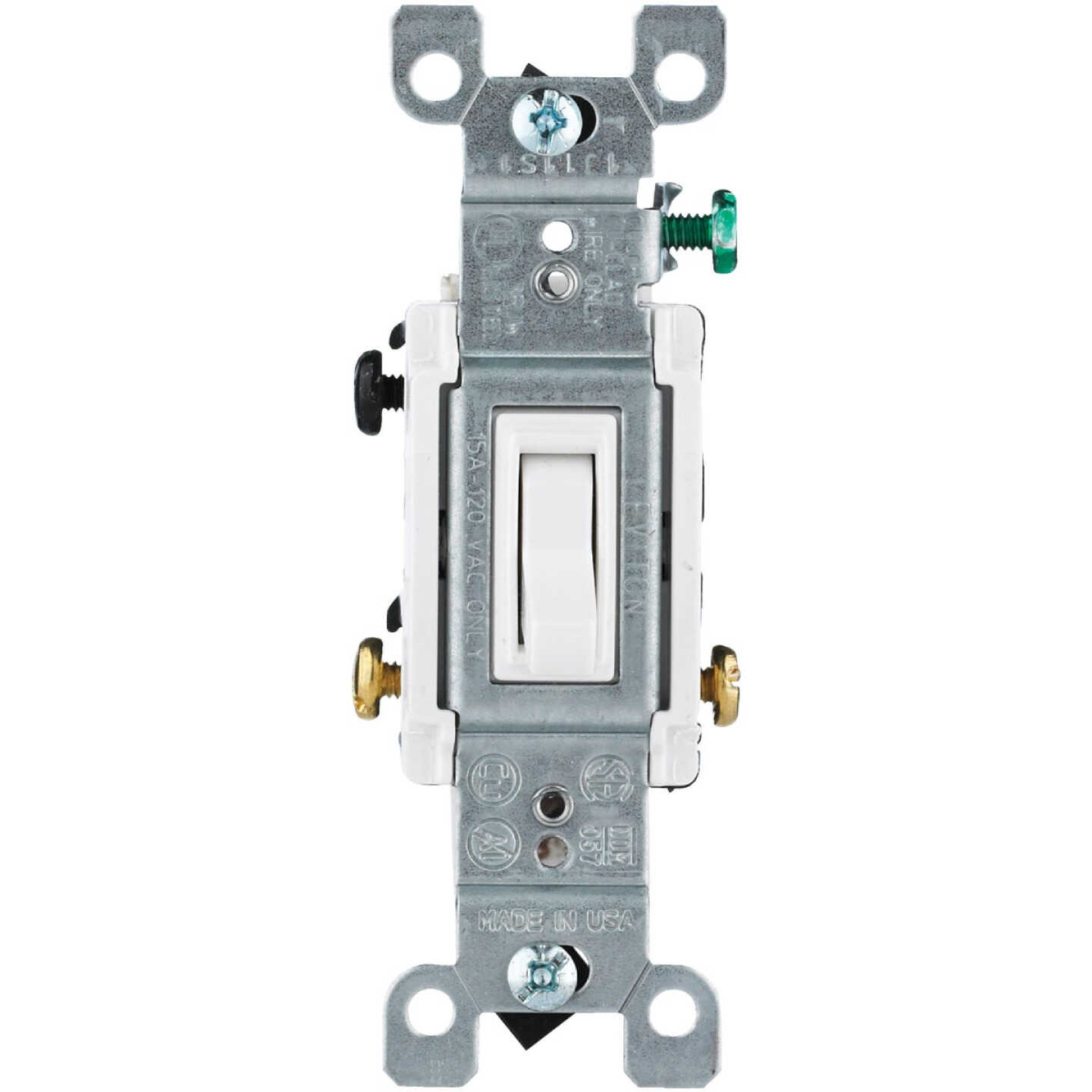 Do it White 15A Grounding Quiet 3-Way Switch Image 1