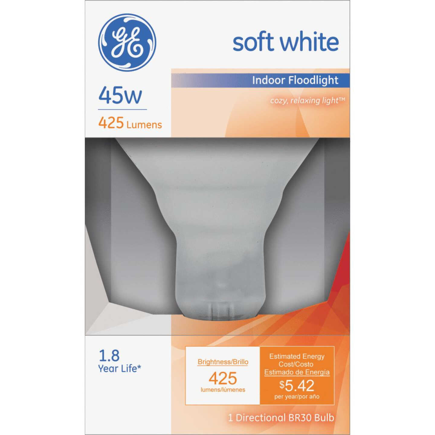45W SW REFLEC FLD BULB Image 1