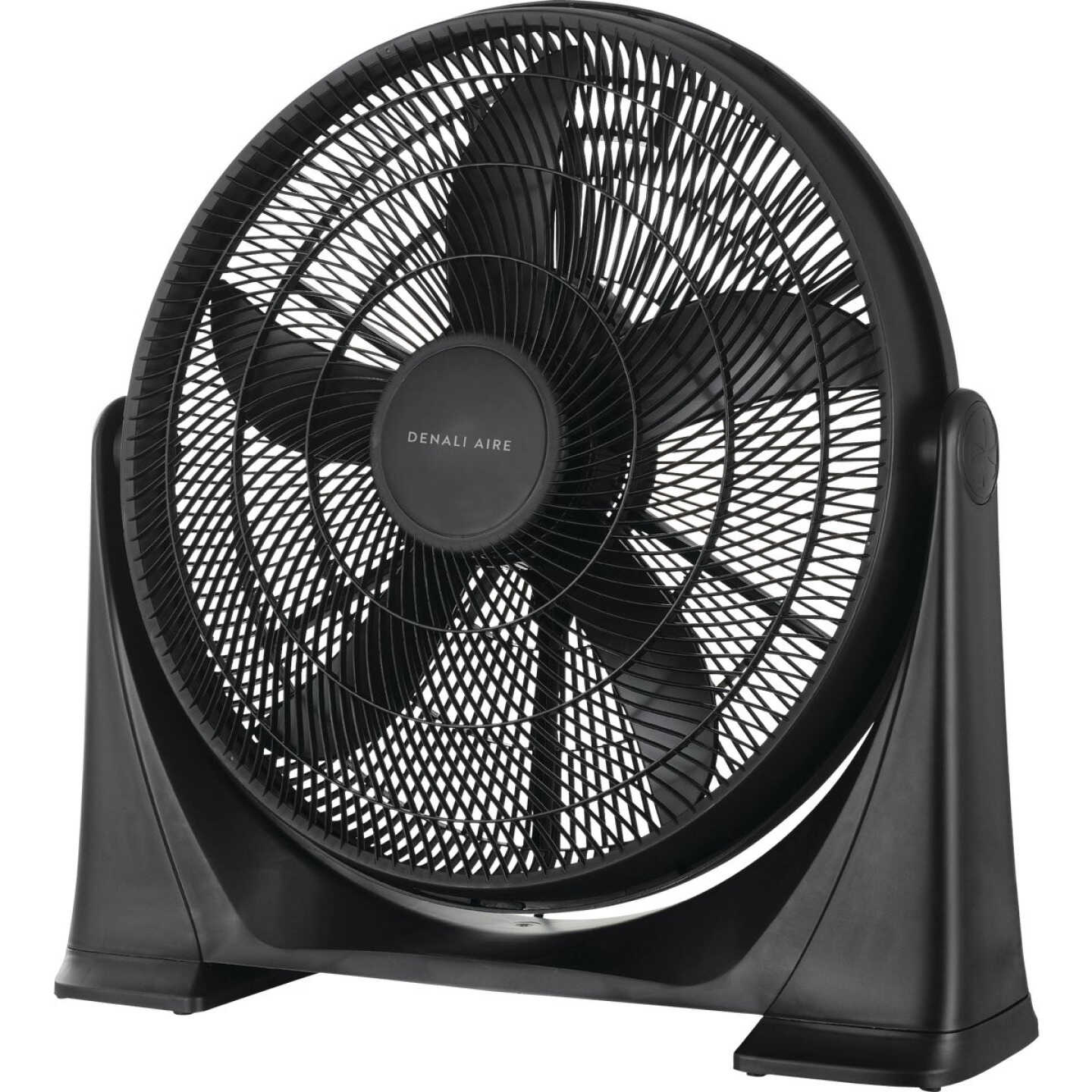 Denali Aire 20 In. 3-Speed Black Air Circulator Image 4