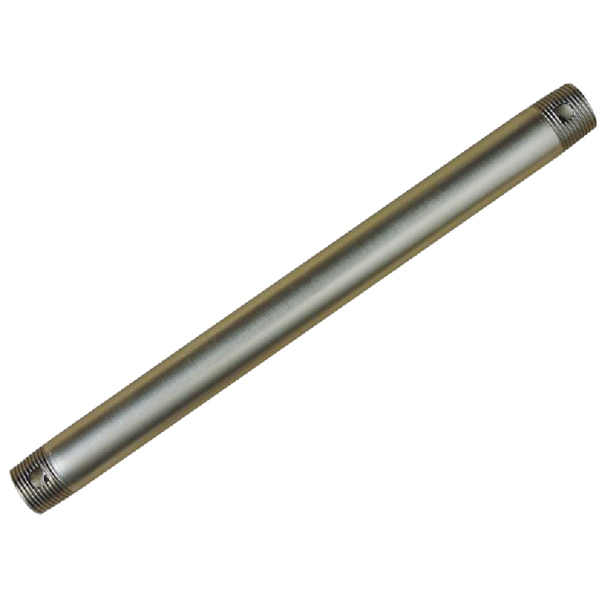 Hunter Nickel 3/4 In. Dia. X 12 In. L. Downrod for 9 Ft. Ceilings