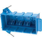 Carlon SuperBlue 4-Gang Thermoplastic Molded Wall Box Image 1