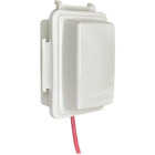 Southwire 18-In-1 Single Gang White Non-Metallic Vertical/Horizontal While In-Use Extra-Duty Rated Multi-Use Cover Image 1