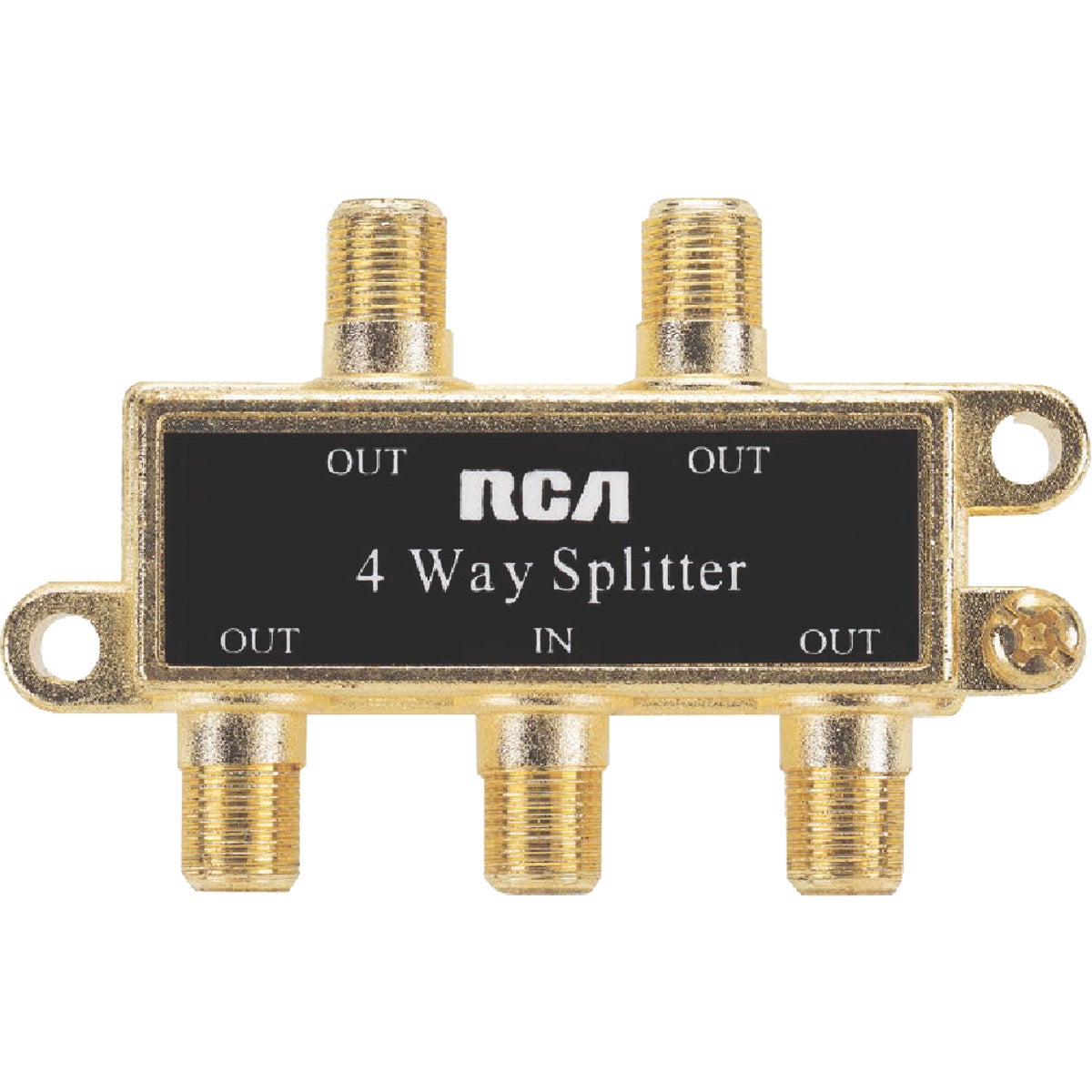 RCA 4-Way Coaxial Splitter Image 3