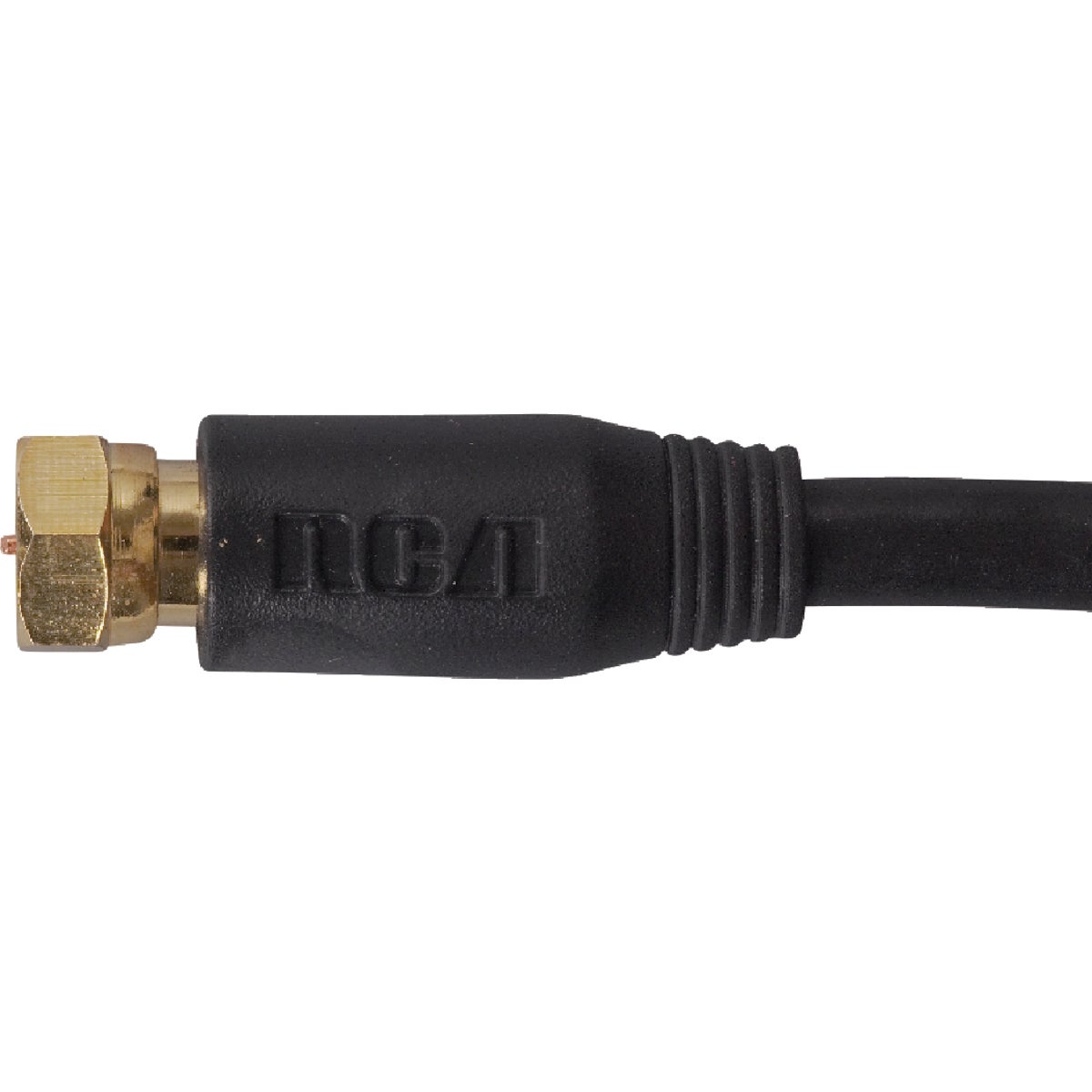RCA 6 Ft. Black Digital RG6 Coaxial Cable Image 3