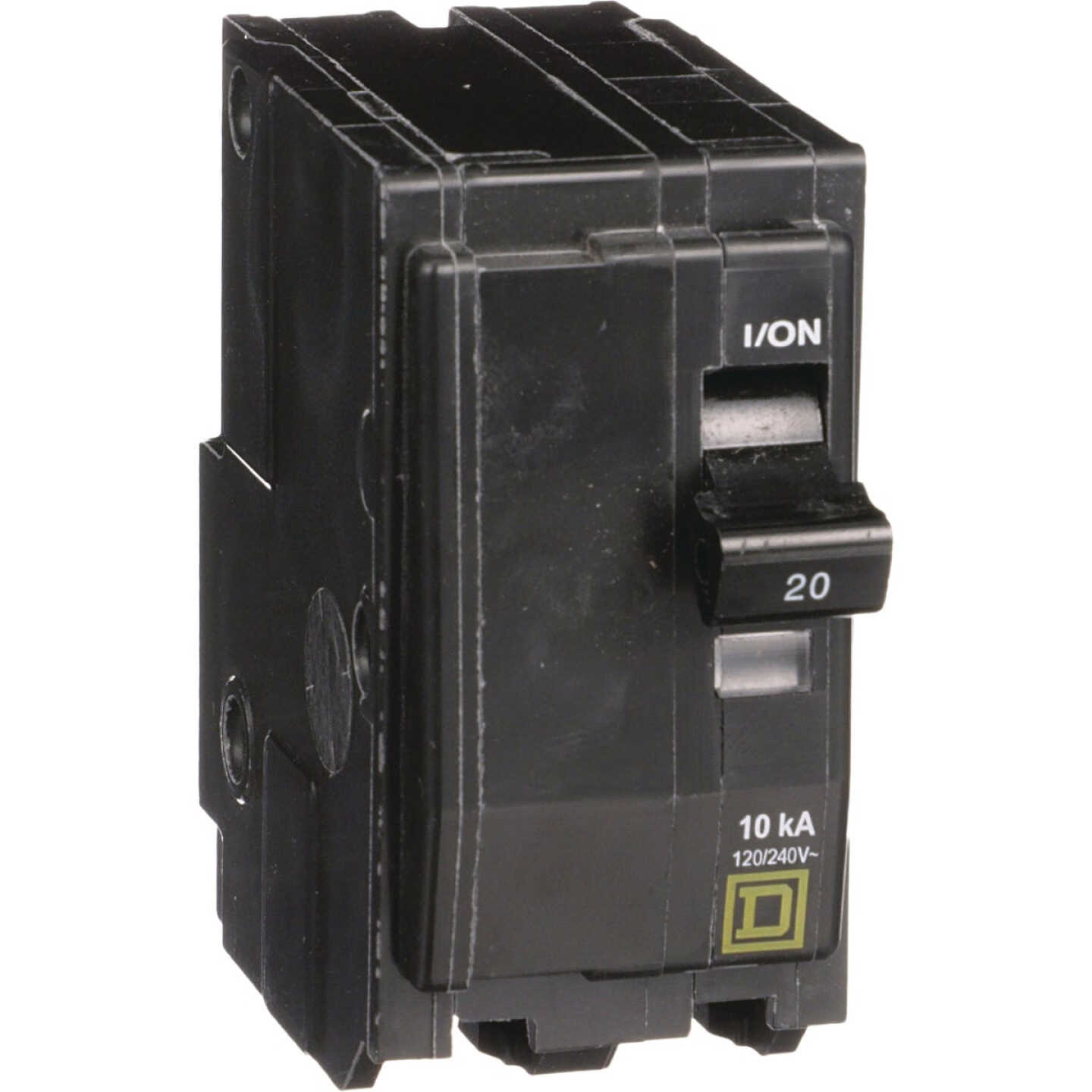 Square D QO 20A Double-Pole Standard Trip Circuit Breaker Image 1