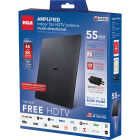 RCA Platinum Series Black 8.53 In. Amplified Flat Indoor Antenna Image 1