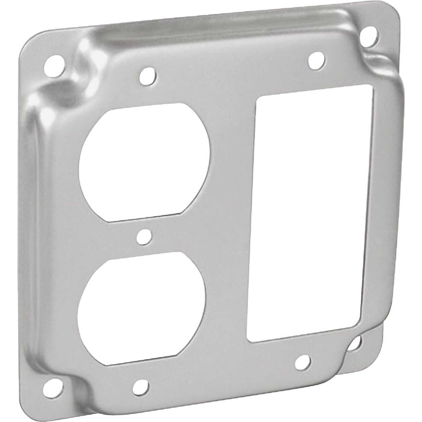 Southwire GFI Outlet and Duplex Outlet 4 In. x 4 In. Square Device Cover Image 1