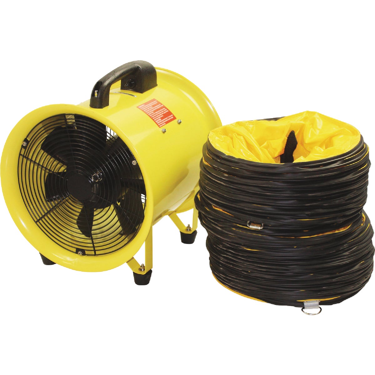 Maxx Air 12 In. Axial Confined Space Ventilator with Polyvinyl Hose Image 4