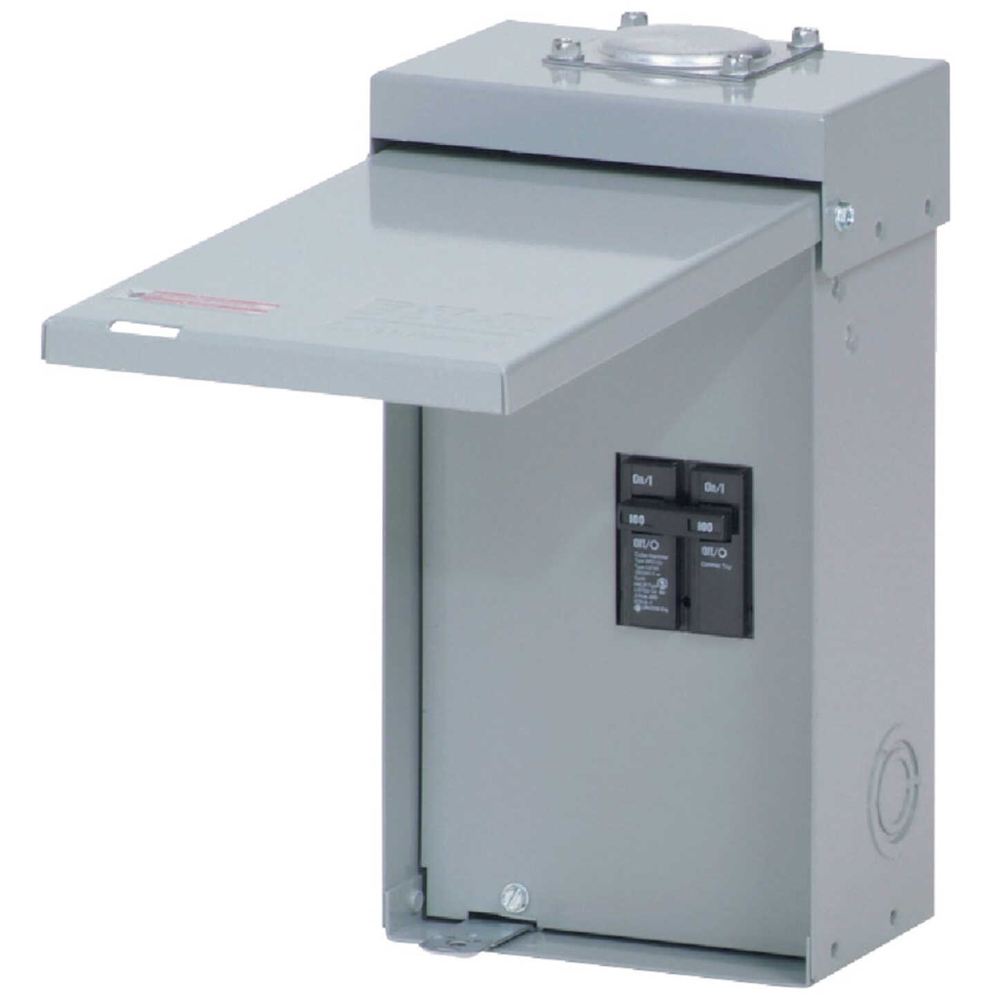 Eaton BR 100A 2-Space Outdoor Raintight Enclosure Image 1