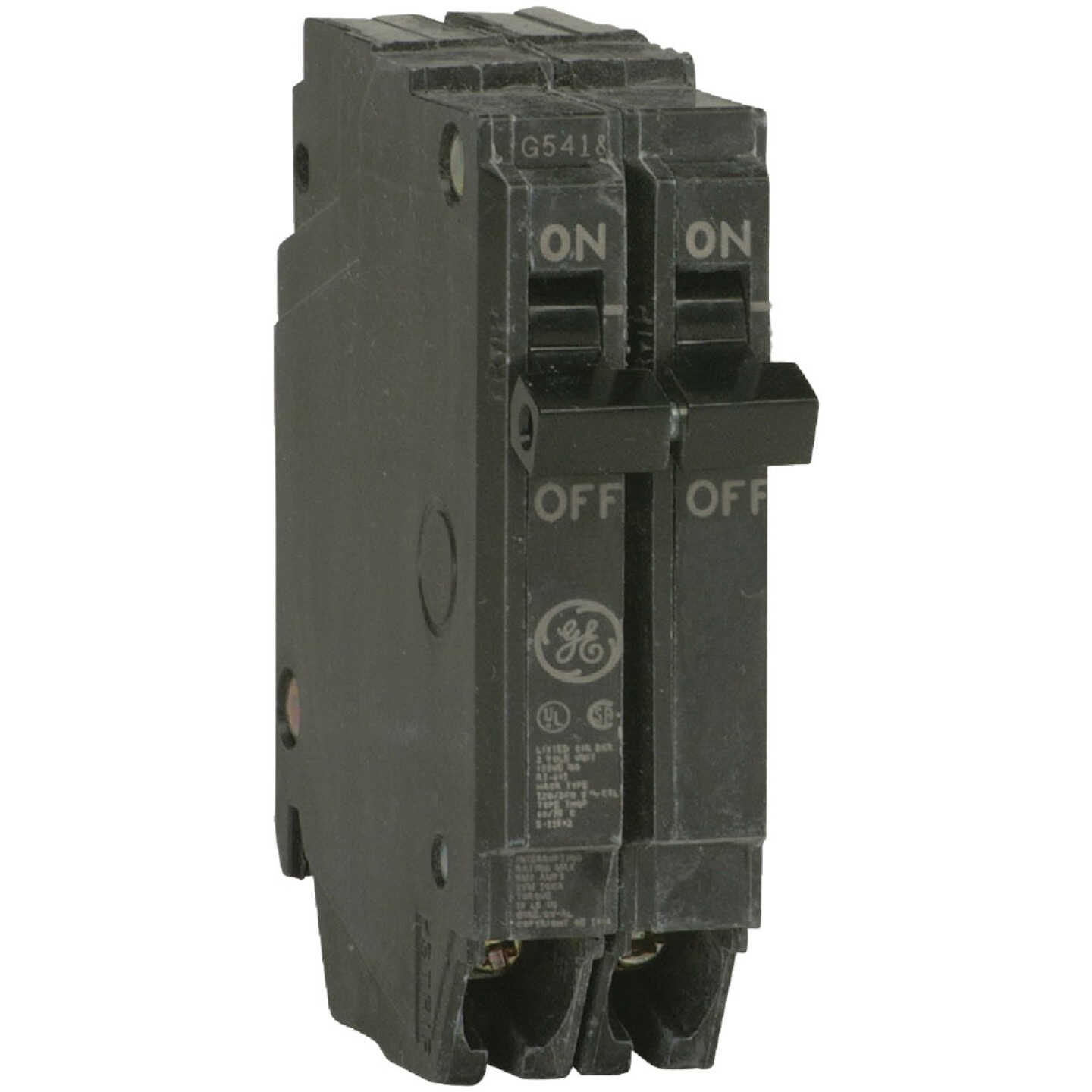 GE THQP 20A Double-Pole Standard Trip Circuit Breaker Image 1