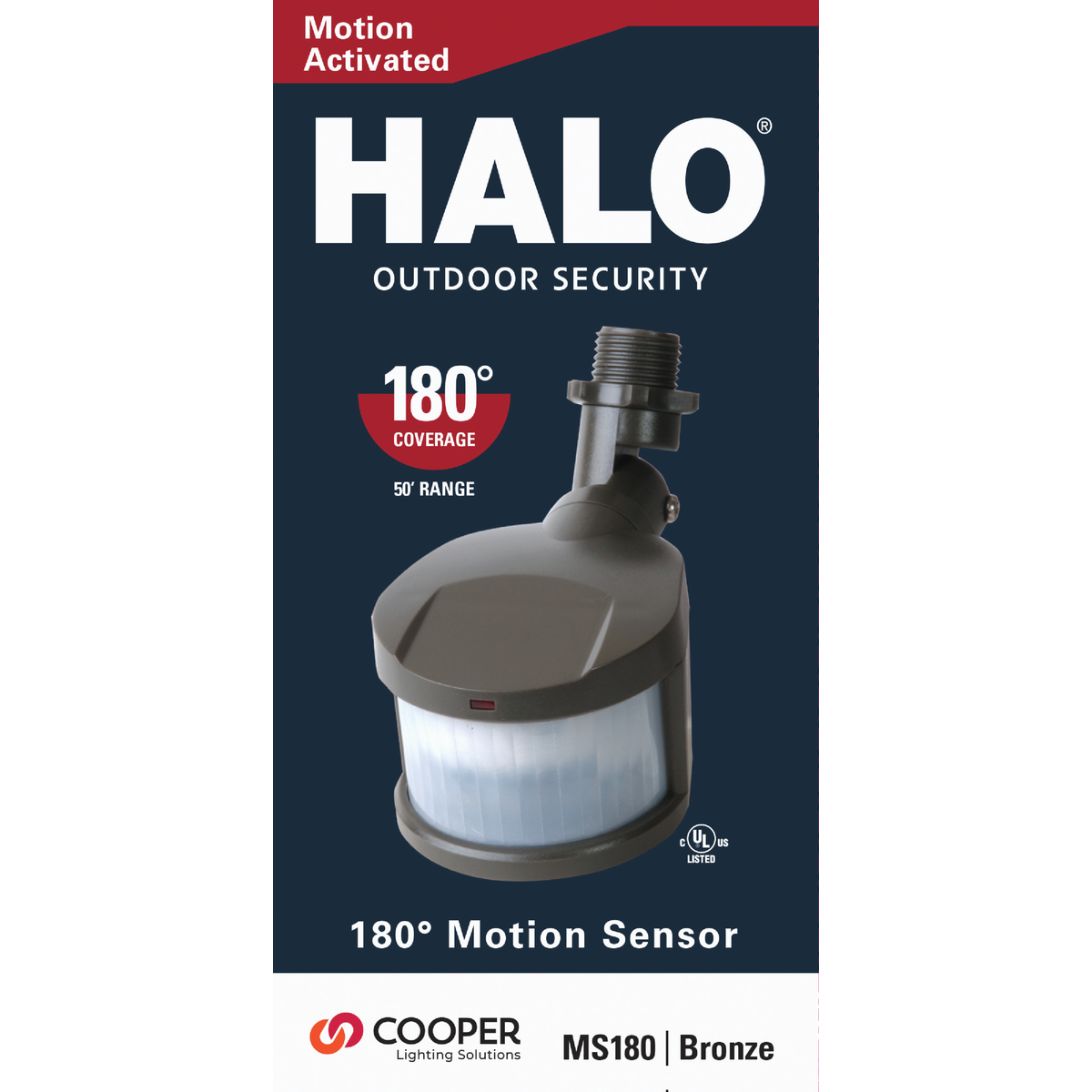 Halo 180 Deg. 70 Ft. Range Bronze Incandescent Lamp Motion Sensor Image 2