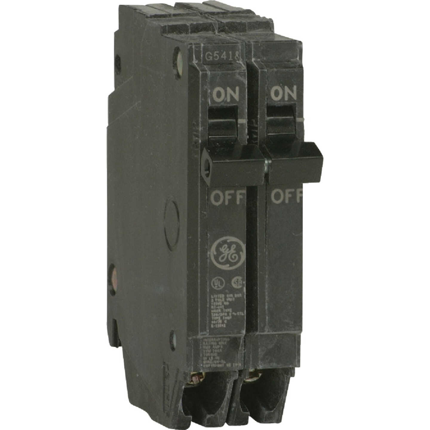 GE THQP 50A Double-Pole Standard Trip Circuit Breaker Image 1