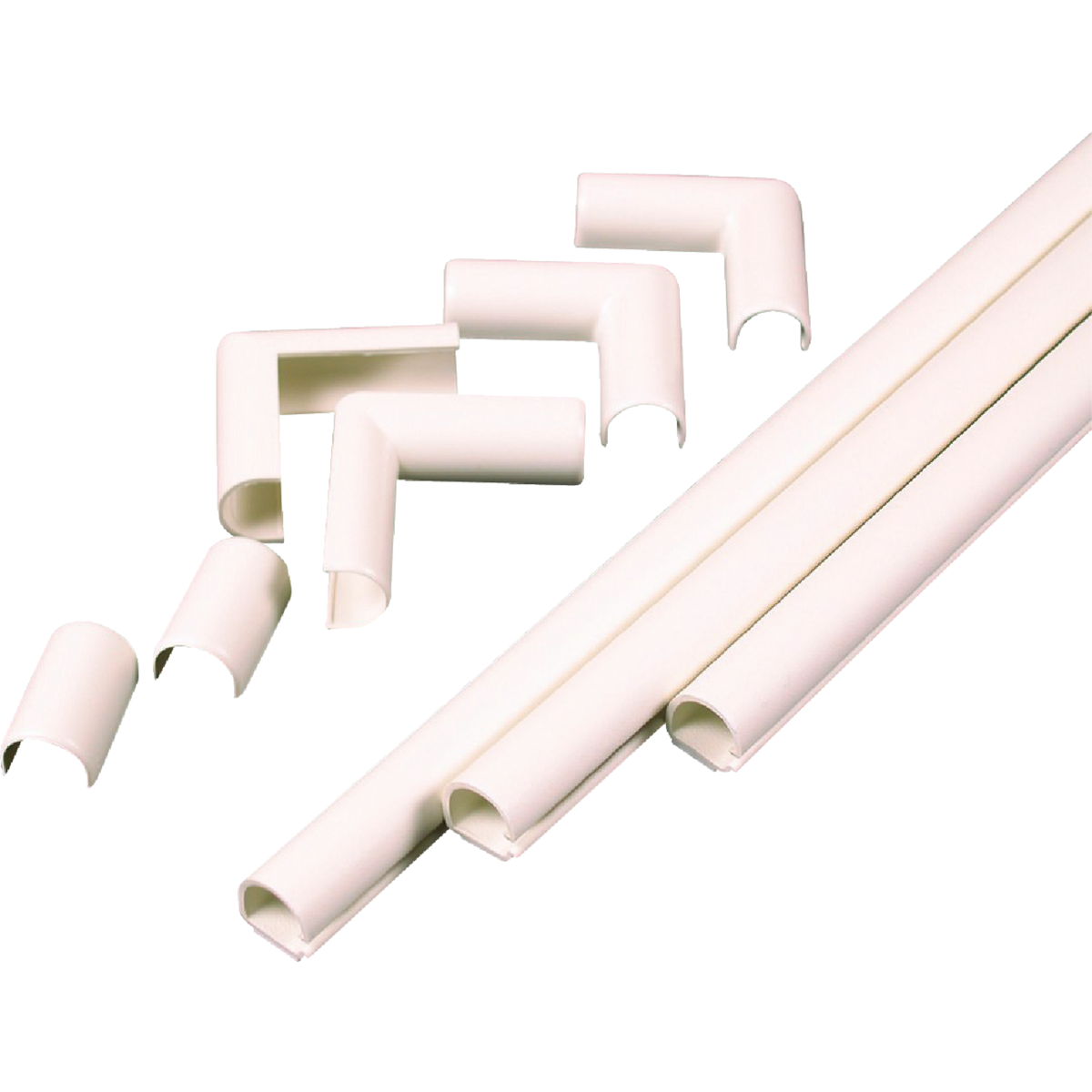 Wiremold CordMate 1/2 In. x 3 Ft. Ivory Channel Image 1