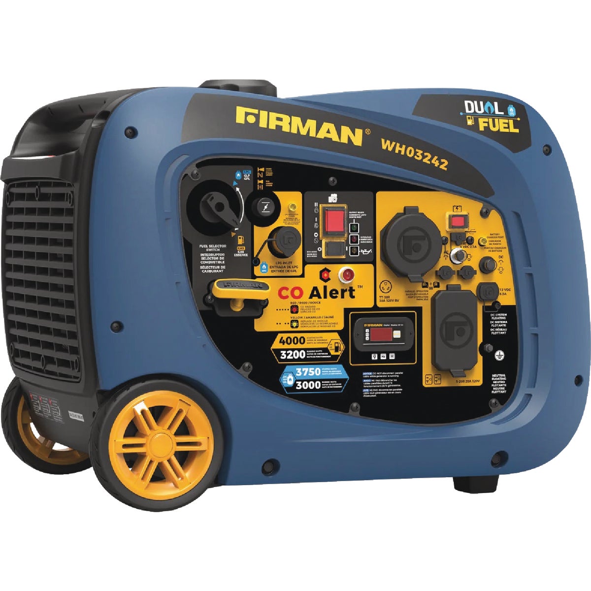 Firman 4000W Dual Fuel Inverter Portable Generator