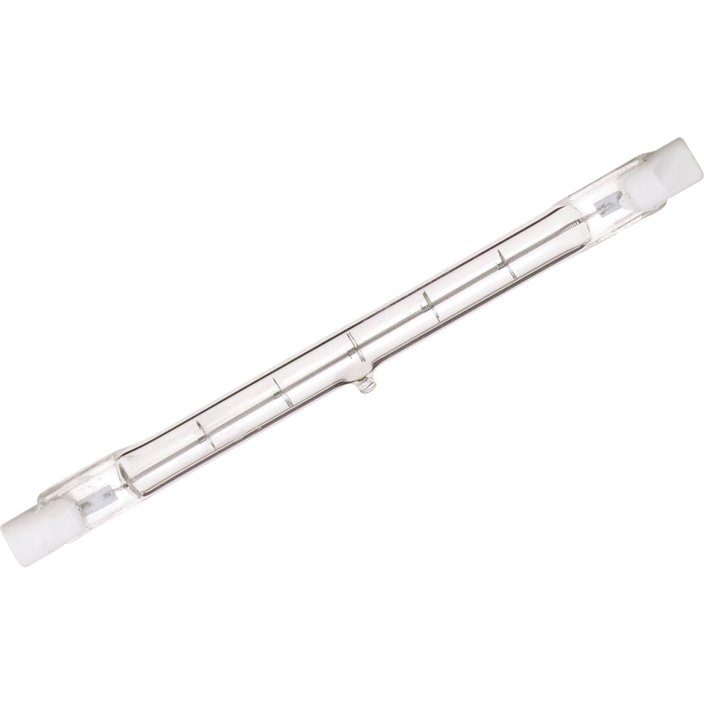 Satco 300W 120V Clear R7S Base T3 Halogen Work Light Bulb Image 1