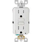 Leviton SmartLockPro Dual Function 15A White Residential Grade AFCI/GFCI Outlet Image 1