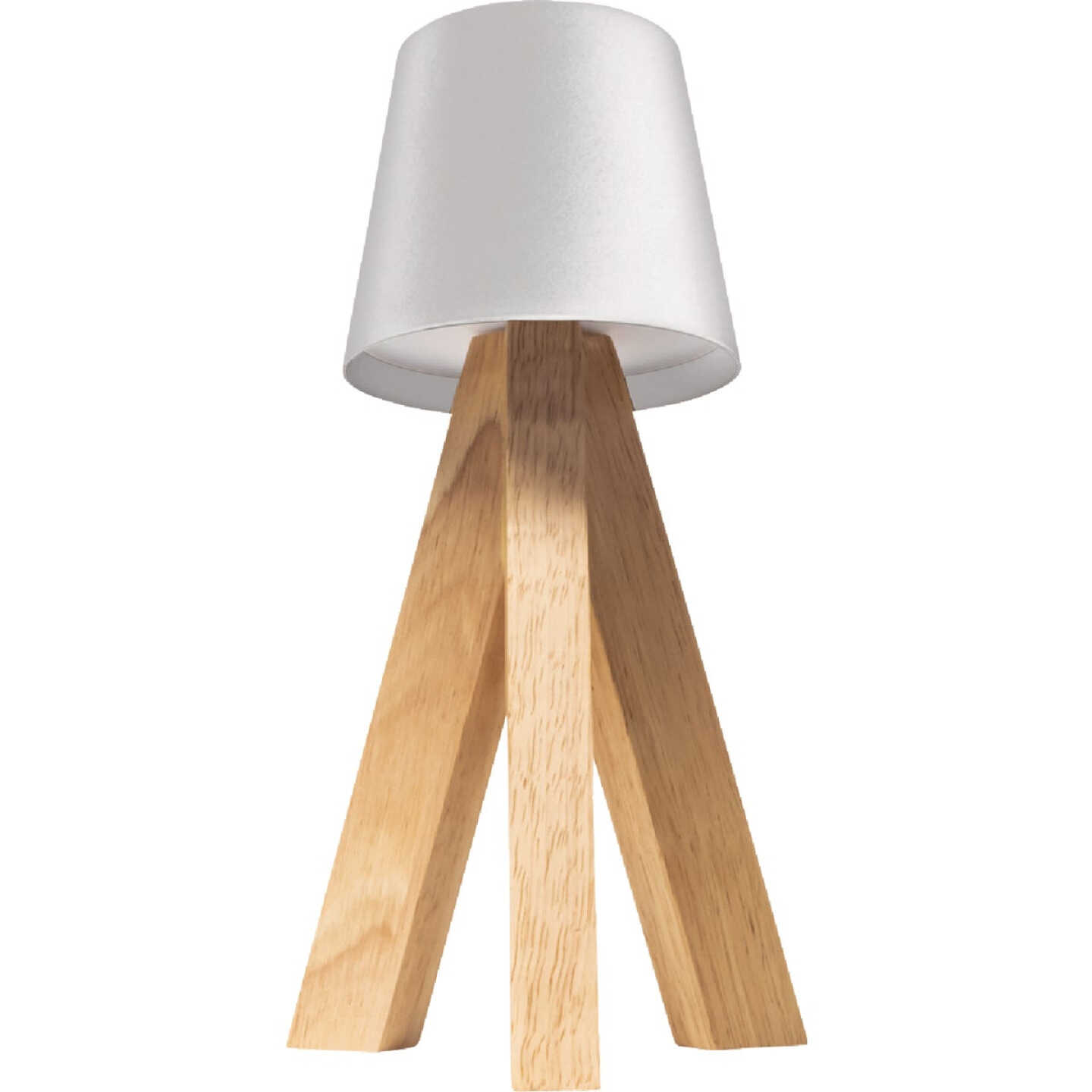 Westek Amerelle Bailey Matte White Rechargeable Indoor/Outdoor LED Lamp Image 1