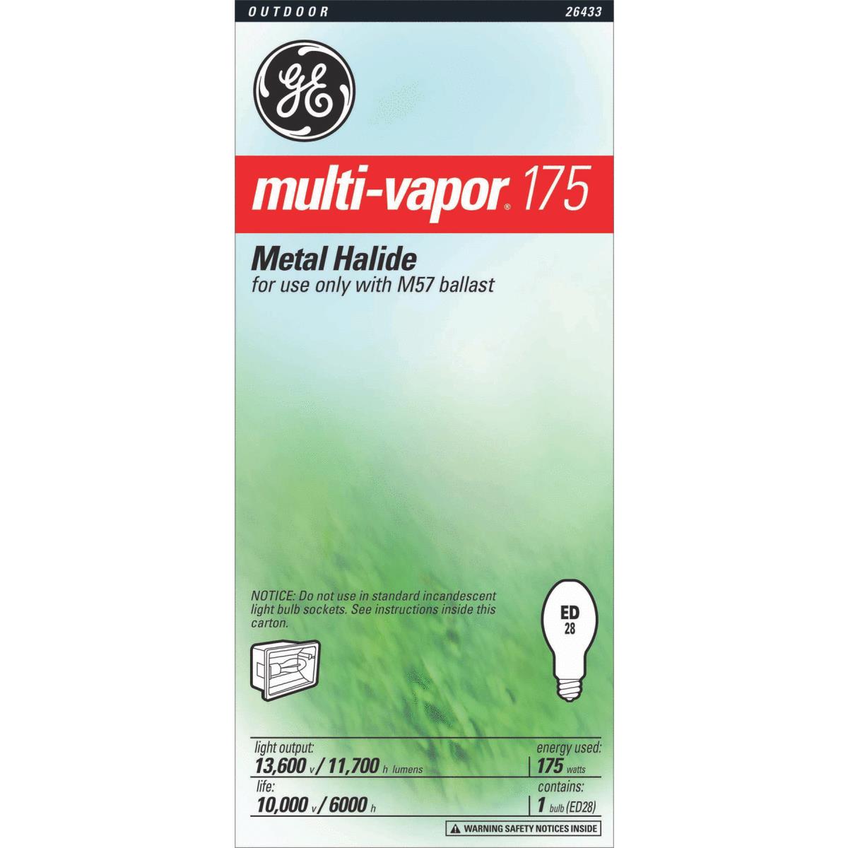 175W METAL HALIDE BULB