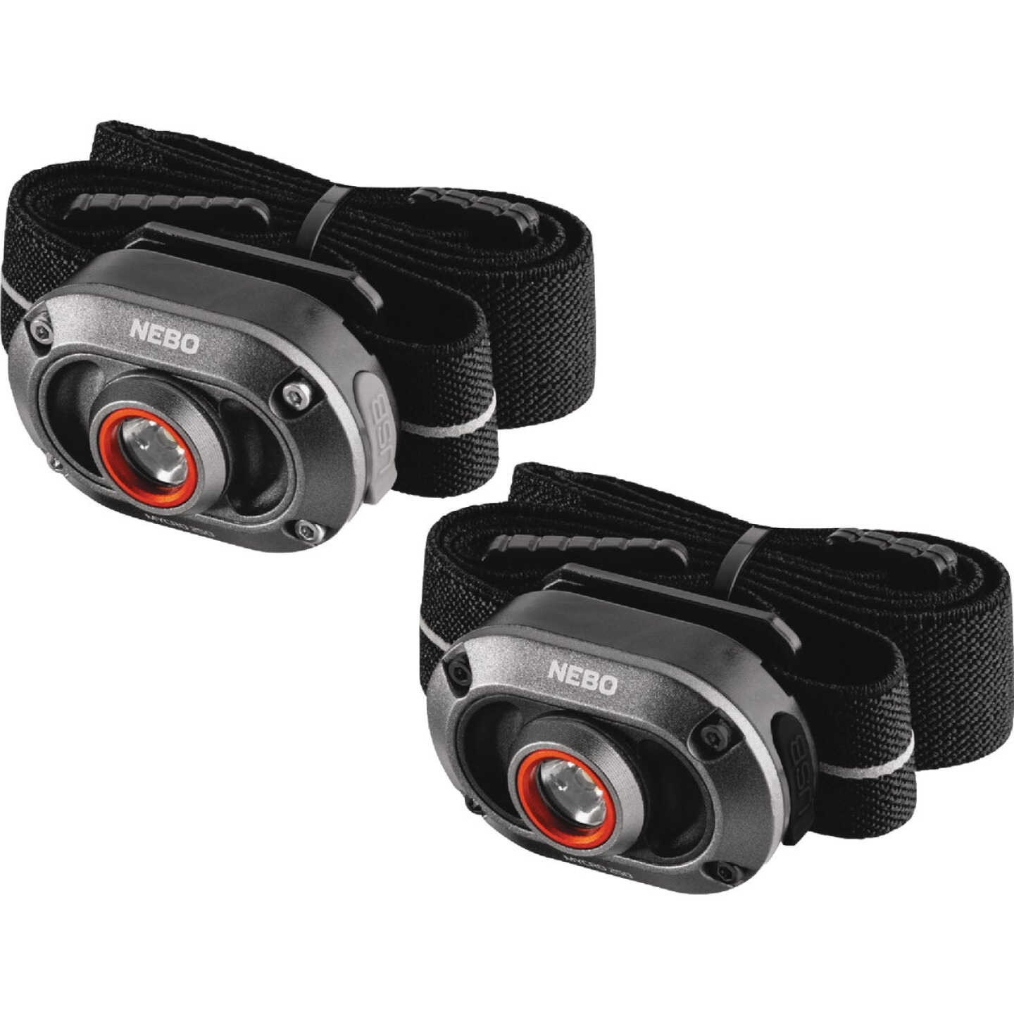 Nebo Mycro 250 Lm. LED Rechargeable Headlamp (2-Pack) Image 1