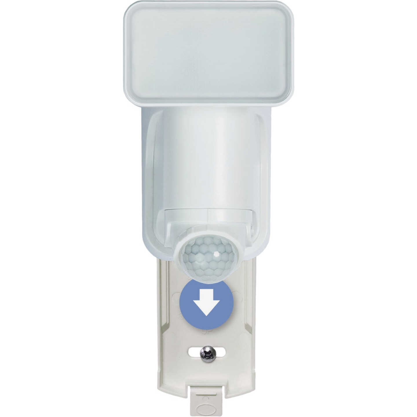 Heath Zenith White Motion Activated Single Head LED Solar Powered Security Light Fixture, 300-Lumen Image 1