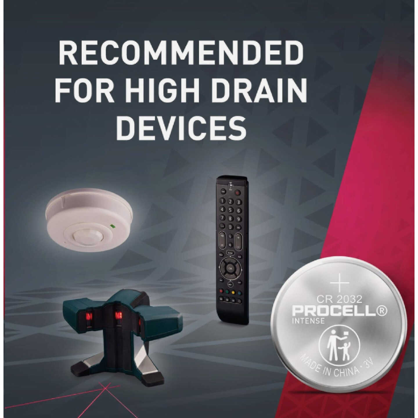 Procell Intense 2032 Lithium Coin Cell Battery (20-Pack) Image 4