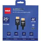 RCA 25 Ft. Black 4K HDMI Cable Image 2