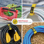 Wrap-It Storage Quick-Straps 12 In. Yellow Weatherproof Hook & Loop Strap (4-Pack) Image 5