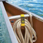 Wrap-It Storage Quick-Straps 12 In. Yellow Weatherproof Hook & Loop Strap Image 2