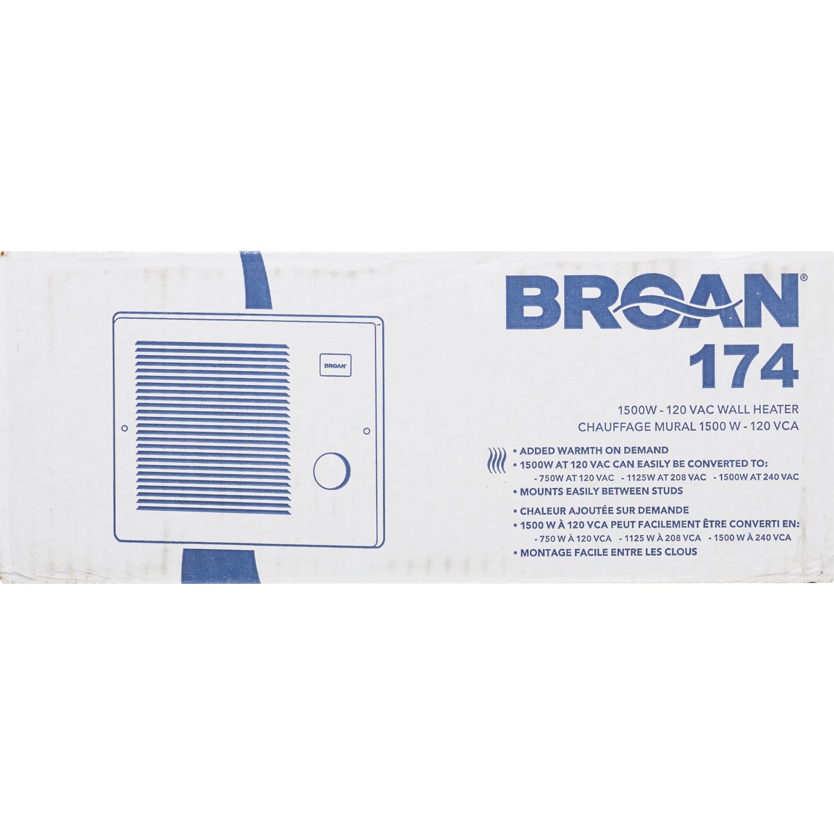 Broan-NuTone 1500W 120V Comfort-Flo Electric Wall Heater Image 2