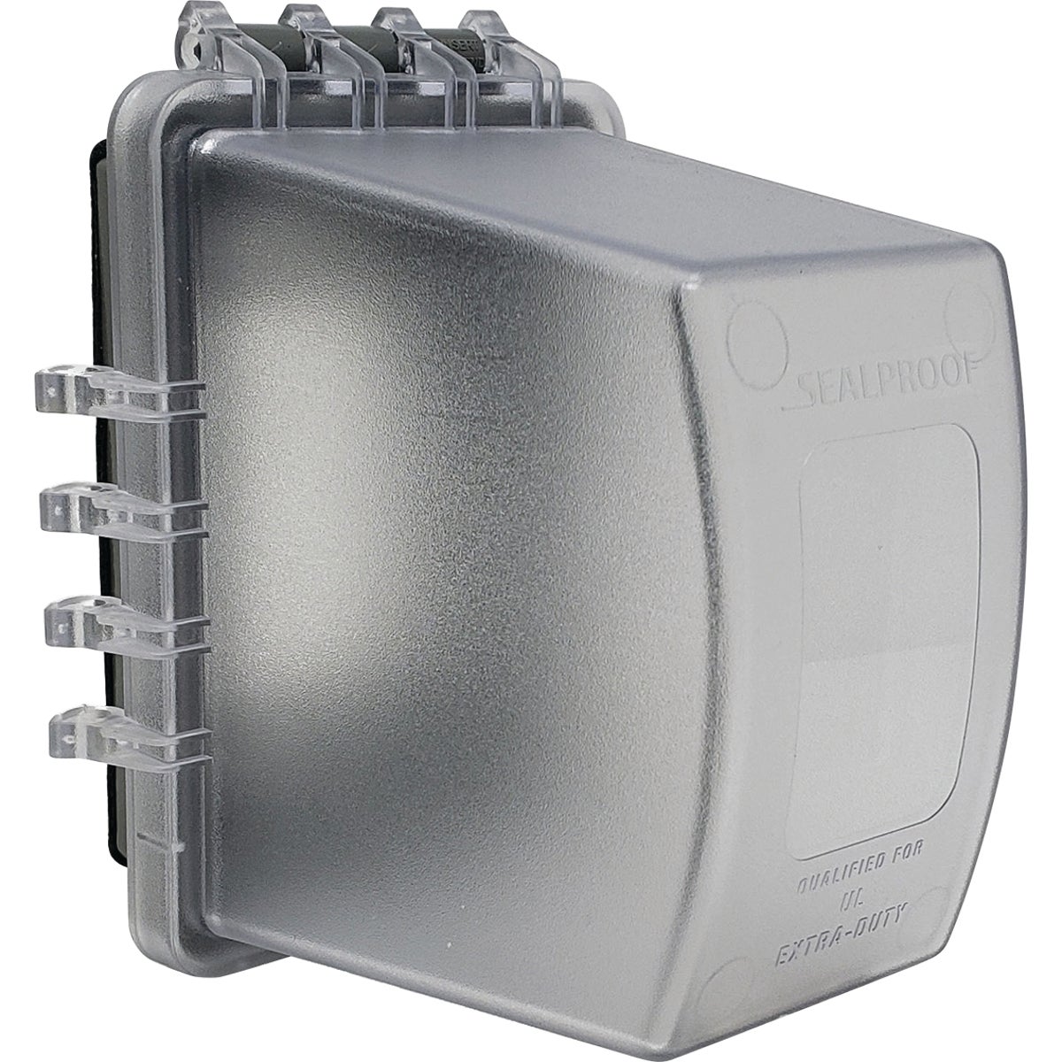 Southwire 18-In-1 Single Gang Non-Metallic ClearVertical/Horizontal Extra Deep While In-Use Extra-Duty Rated Multi-Use Cover