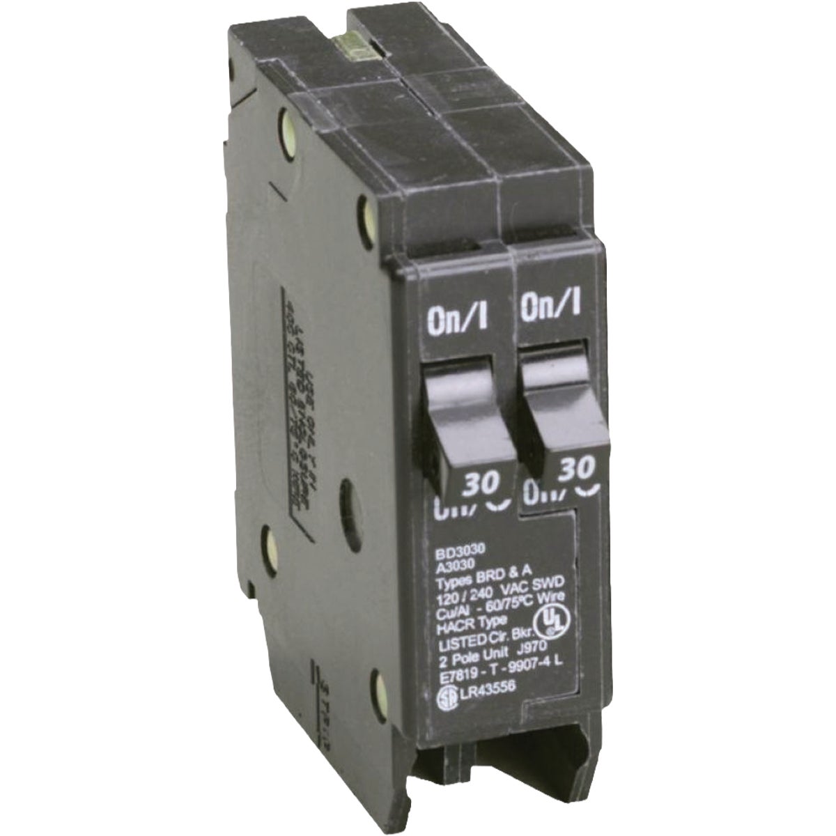 Eaton 30A Tandem Single Pole Circuit Breaker
