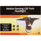 Bronze Motion Sensing Dusk-to-Dawn LED Floodlight Fixture Image 2