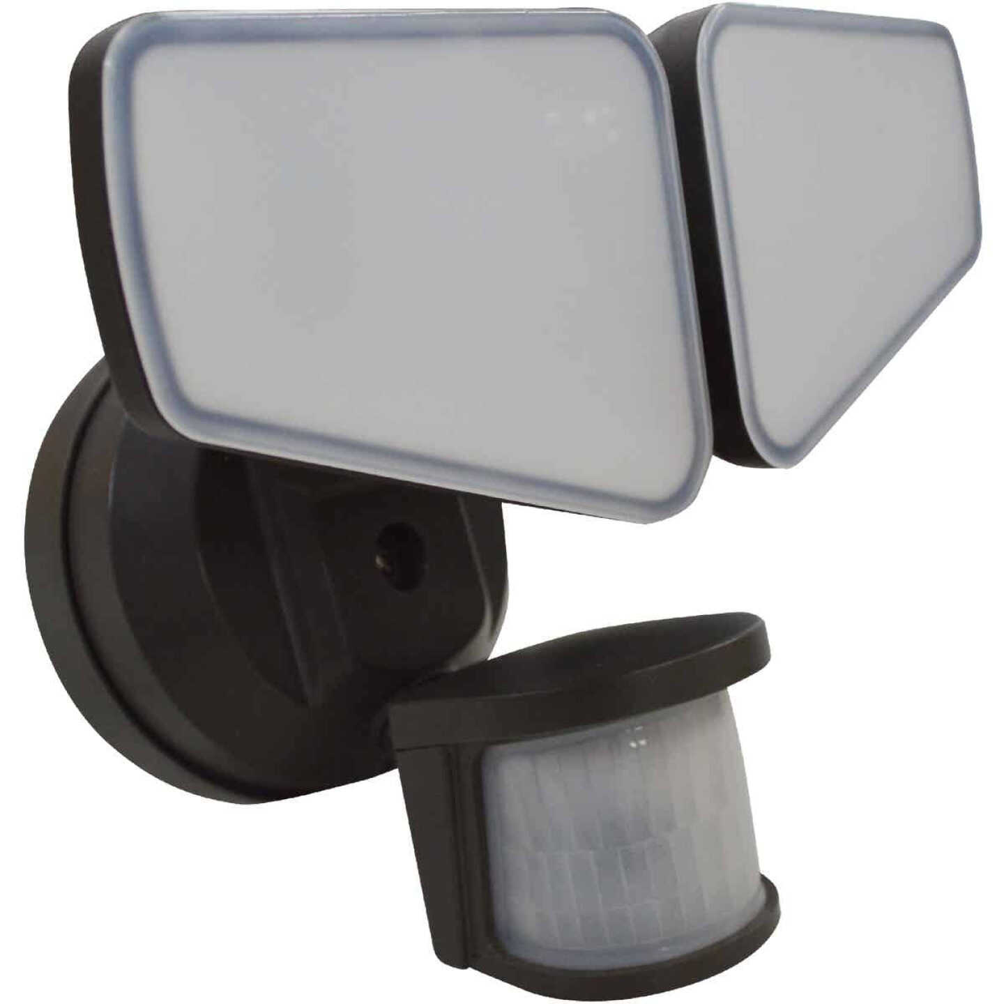 Bronze Motion Sensing Dusk-to-Dawn LED Floodlight Fixture Image 1