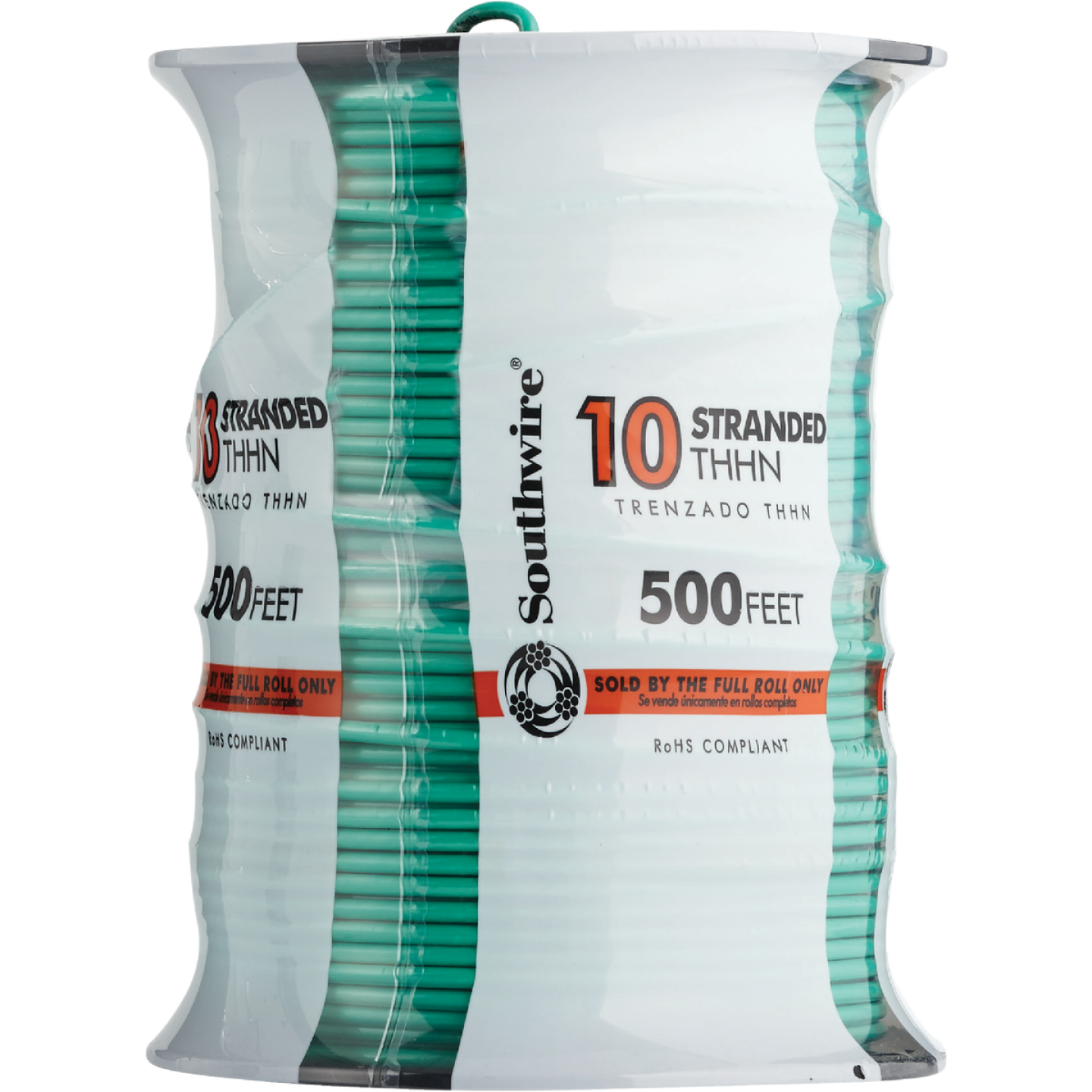 Southwire 500 Ft. 10 AWG Stranded Green THHN Electrical Wire Image 2
