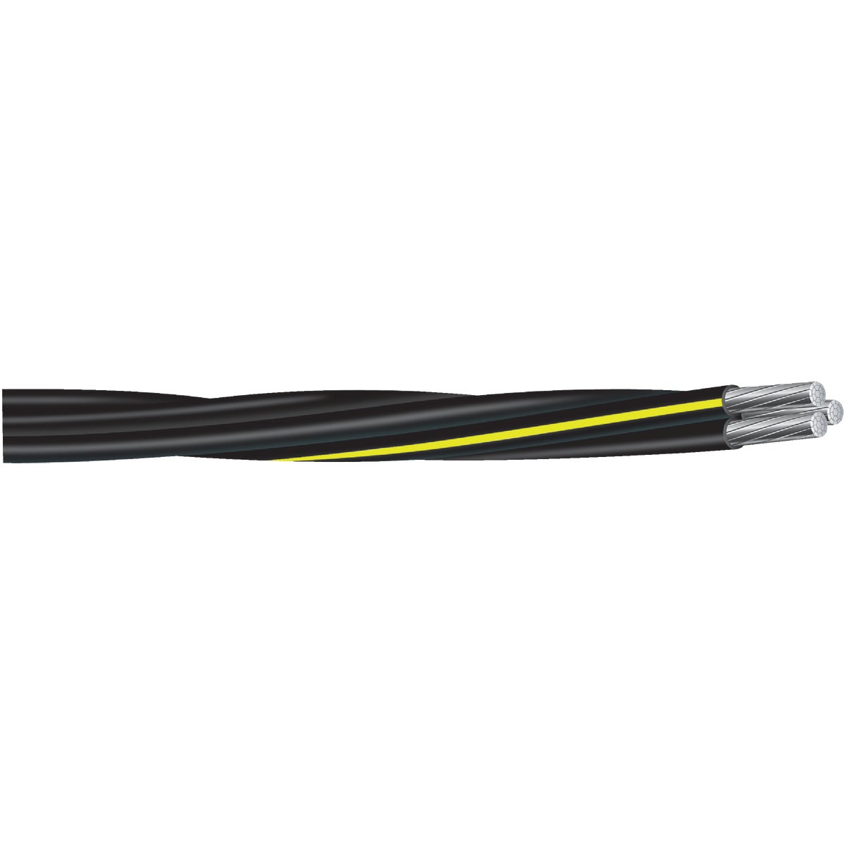 Southwire Ramapo 500 Ft. 2-2-2 AWG 3-Conductor Underground Service Entrance Cable Electrical Wire