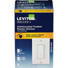 Leviton Decora Incandescent/Halogen/LED White Antimicrobial Treated Rocker Slide Dimmer Image 8