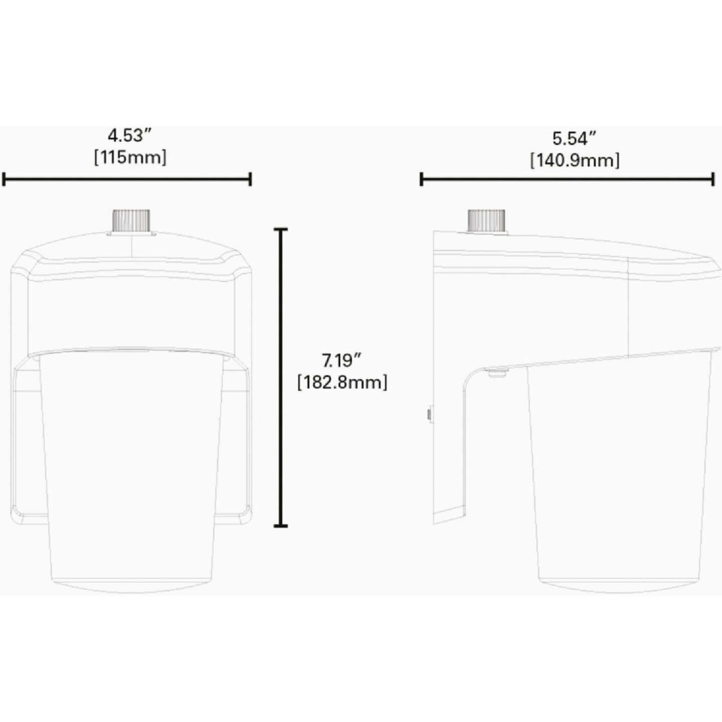 Halo White Dusk To Dawn LED Patio Light Fixture Image 2