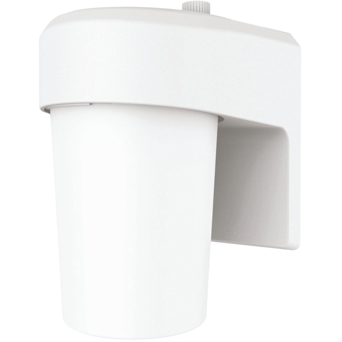 Halo White Dusk To Dawn LED Patio Light Fixture