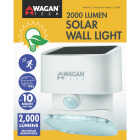 Wagan Tech White Motion Activated Dusk To Dawn 2000 Lm. Solar Wall Light Image 5